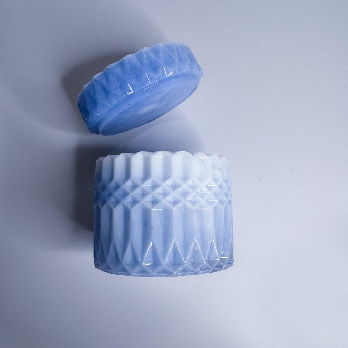 Blue Sky Ripple Container