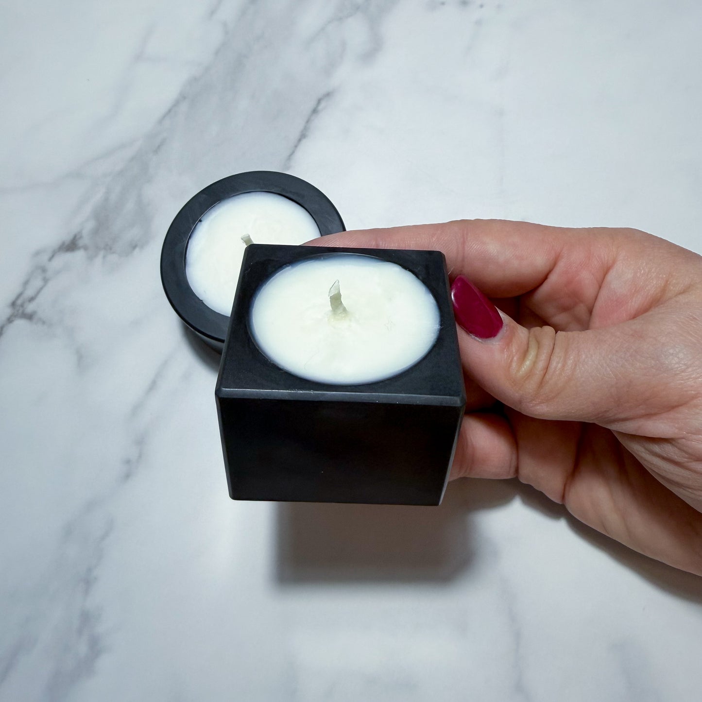 Black Pearls Tealight Candles