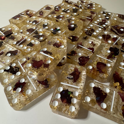 Gold Rose Dominoes