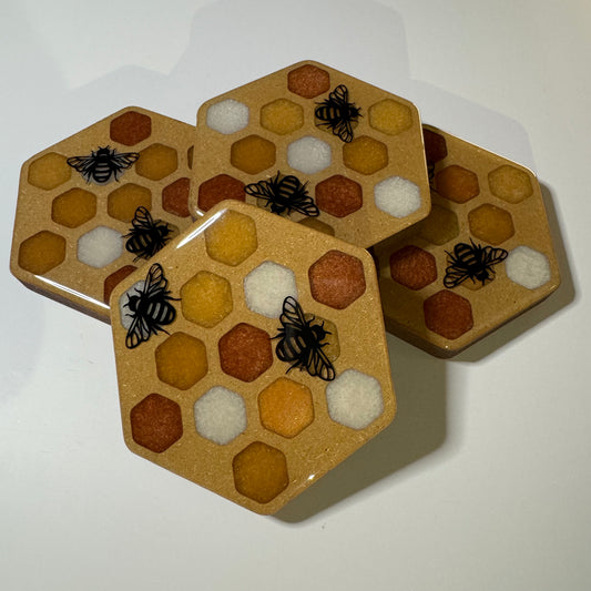 Honey Bee Coasters