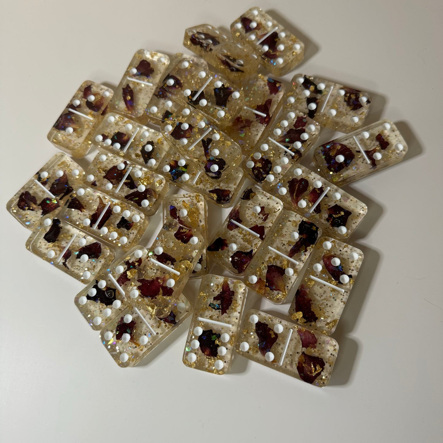Gold Rose Dominoes