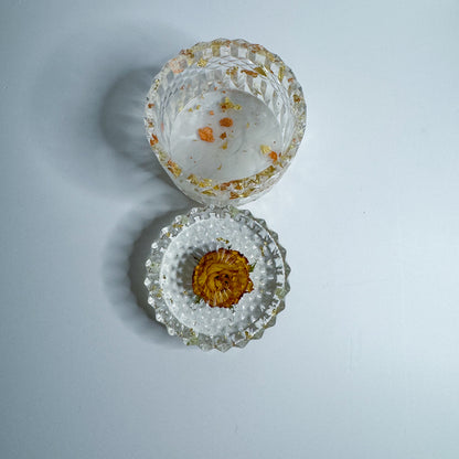 Golden Rose Ripple Container