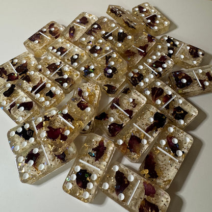 Gold Rose Dominoes