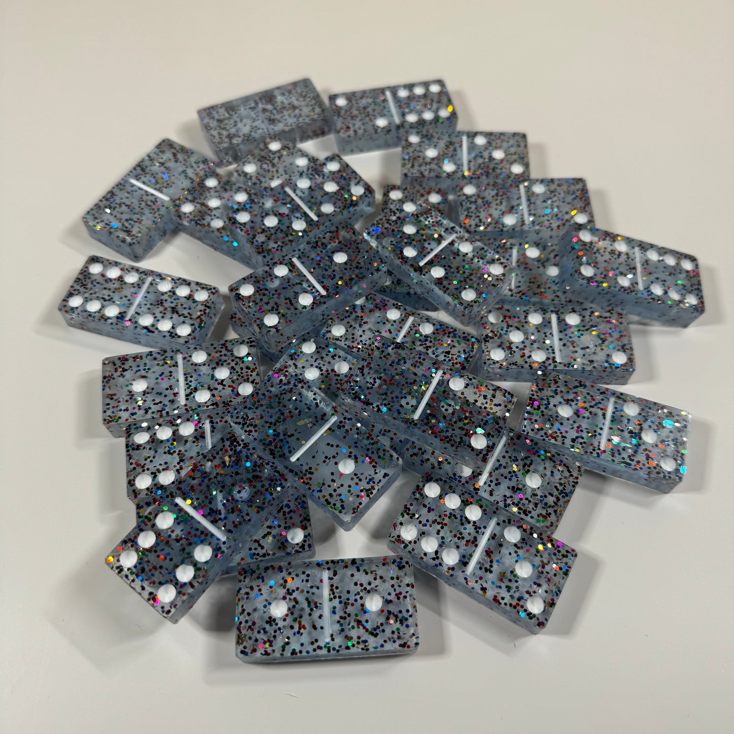 Glitter Underwater Dominoes