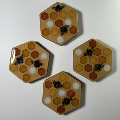 Honey Bee Coasters