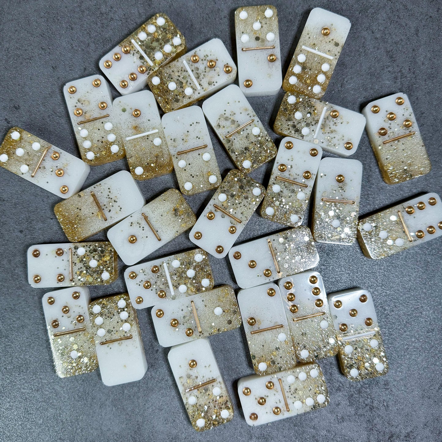 White & Gold Dominoes