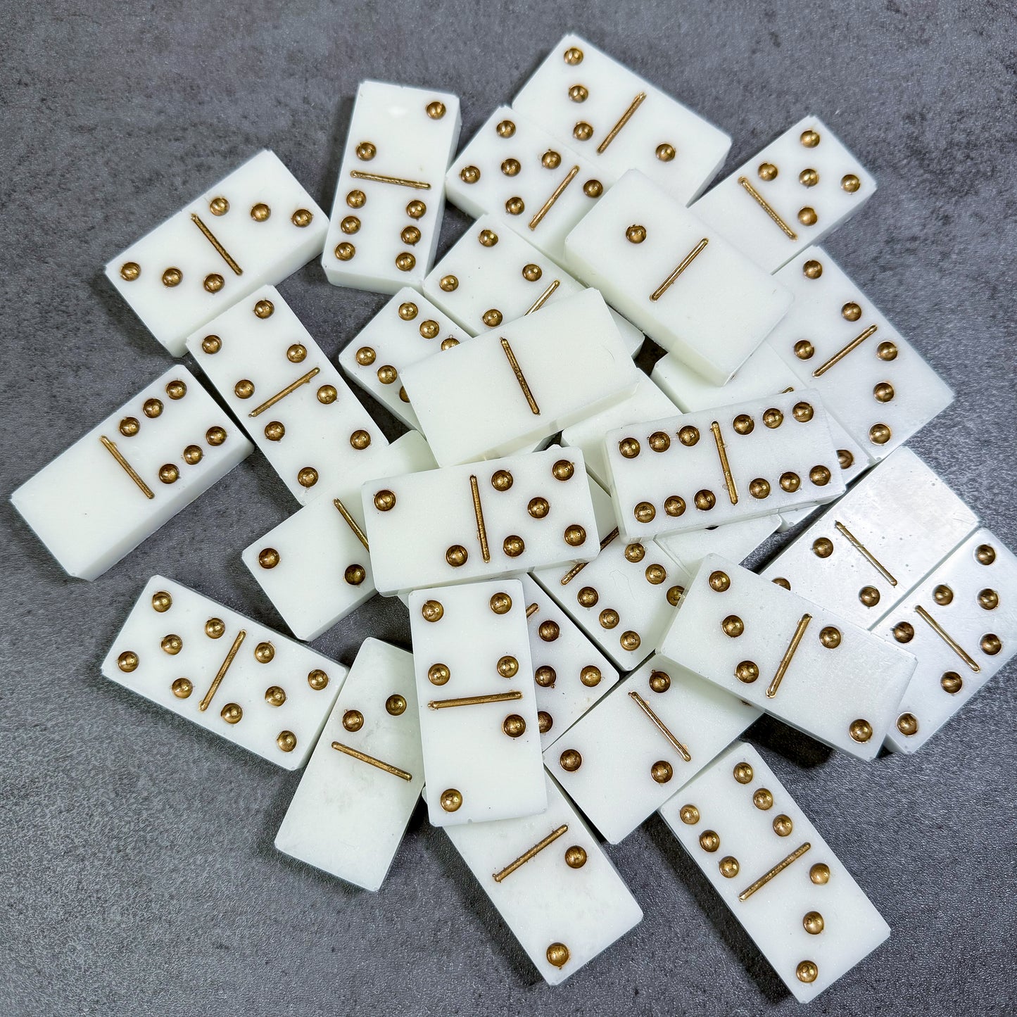 White & Gold Dominoes
