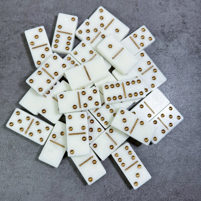 White & Gold Dominoes