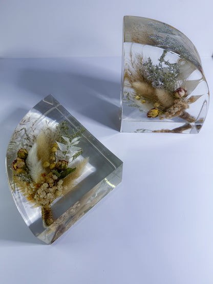 Mini Bouquet Bookend Blocks