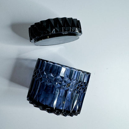 Black Violet Ripple Container