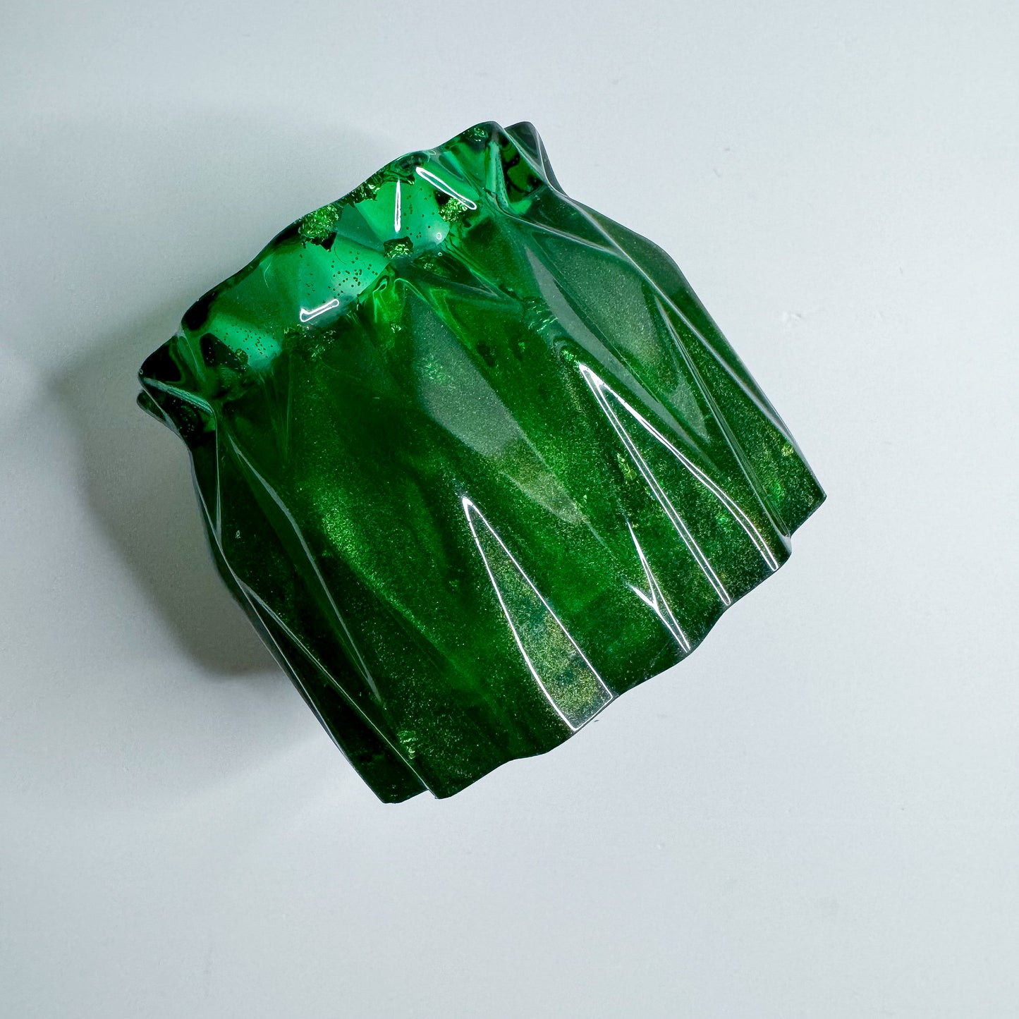 Emerald Green Flower Pot