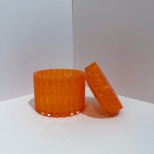 Orange Ripple Container