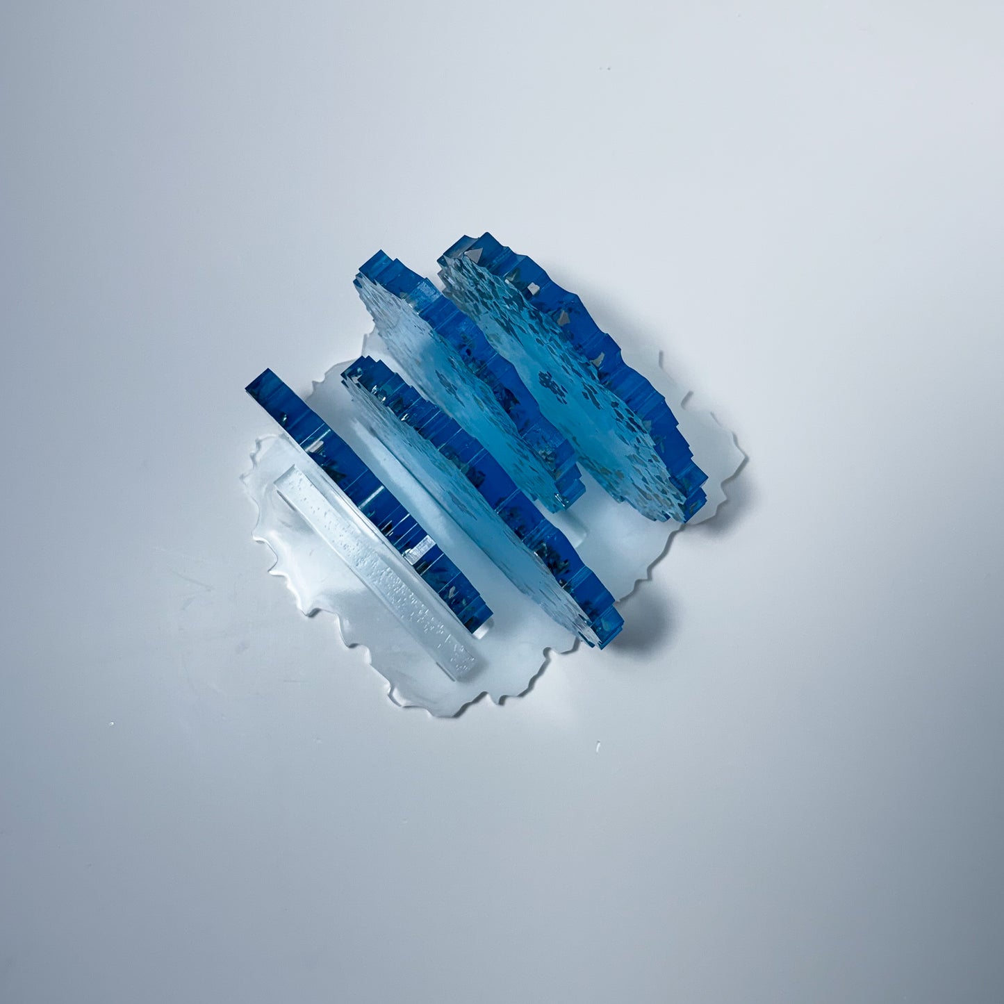 Crystal Blu’ Geode Coasters