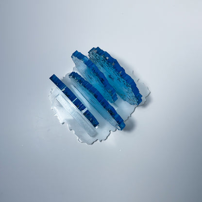 Crystal Blu’ Geode Coasters