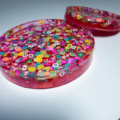 Pink Fruity Tray