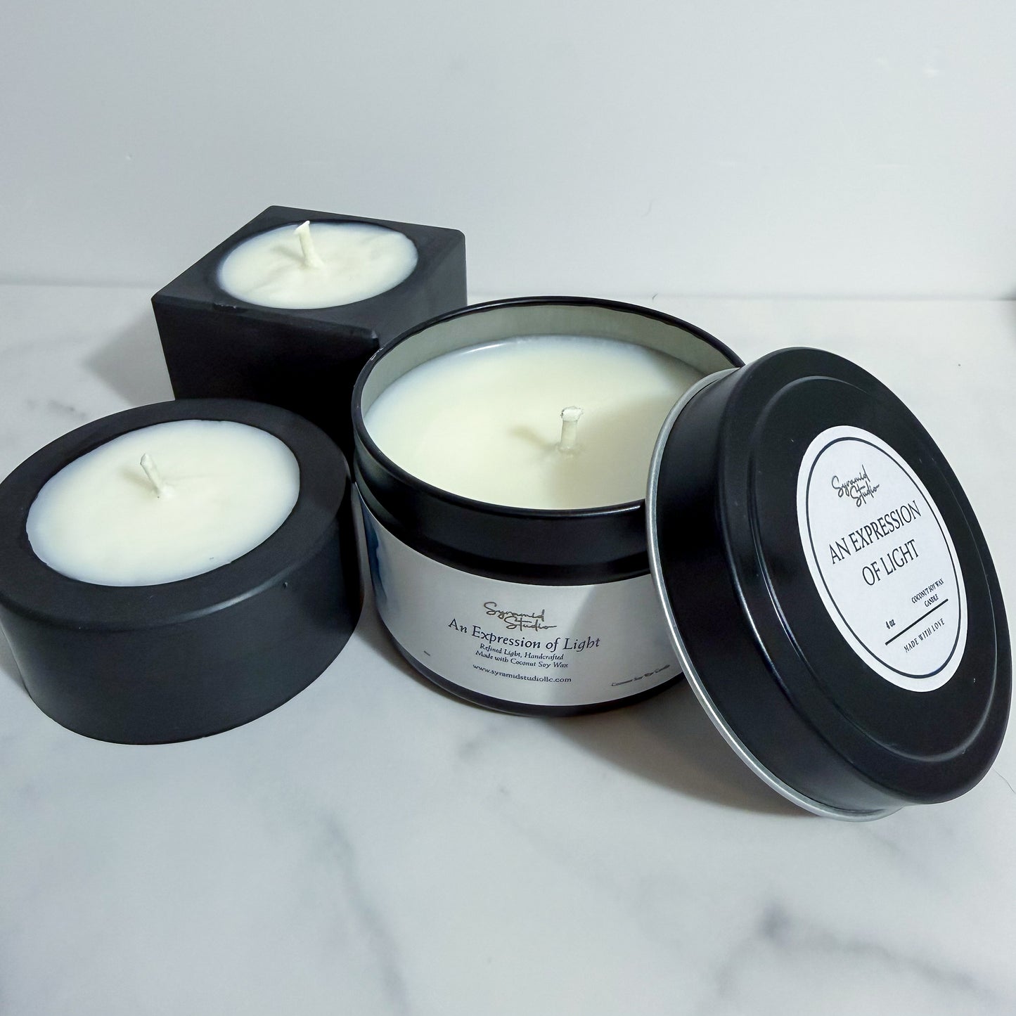 Black Pearls Tealight Candles